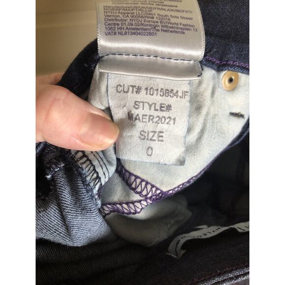 NYDJ Women’s AMI Skinny Legging Jeans Dark Wash Size O - Picture 11 of 12